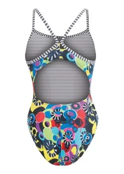 Dolfin Uglies Global Graffity V-2 Back Swimsuit -Leisure Swimwear Paradise 0510glbg 998 back