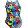 Dolfin Uglies Global Graffity V-2 Back Swimsuit -Leisure Swimwear Paradise 0510glbg 998 front