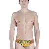 Akron Men's Olly Circle Brief - Multi -Leisure Swimwear Paradise 1116 olly fr 1