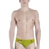 Akron Adi Three Brief - Purple / Green -Leisure Swimwear Paradise 1126 adi fr 1