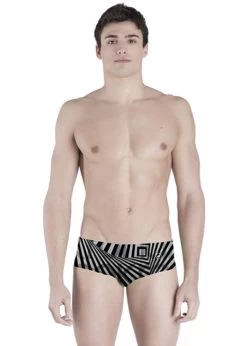 Akron Trap 14cm Trainer Swim Trunk - White / Black