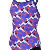 Dolfin Girls XtraSleek Eco Denali DBX Back Swimsuit - Red / White / Blue 1 Dolfin Girls XtraSleek Eco Denali DBX Back Swimsuit - Red / White / Blue -Leisure Swimwear Paradise 124dbx 598