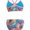 Uglies Women's Hyper Tropic Workout 2-Piece -Leisure Swimwear Paradise 1810hptr 998n back