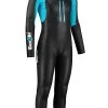 Dare2Tri Mens MACH2 Wetsuit - Black / Blue