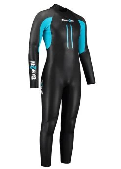 Dare2Tri Mens MACH2 Wetsuit - Black / Blue