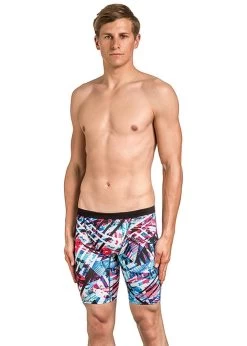 Aquafeel Men's Colour Quake Jammer - White / Blue