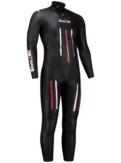 Dare2Tri Mens MACH3 S.7 Wetsuit - Black / Red