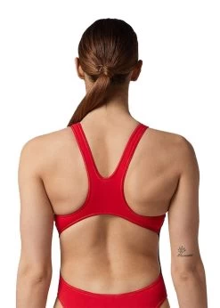 Akron Babbitt Evo Swimsuit - Sport Red/Black -Leisure Swimwear Paradise 446 199164