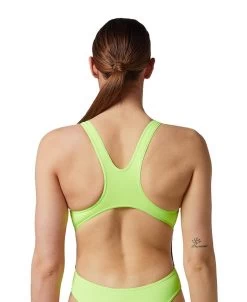 Akron Babbitt Evo Swimsuit - Black/Comedy Green -Leisure Swimwear Paradise 446 9164