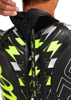 Zoot Men's Bolt Tri Wetsuit - Yellow / Silver -Leisure Swimwear Paradise 5 m bolt neck velcro1