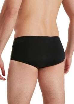 Speedo Allover Digital 14cm Brief - Black/ Lime/ Salso/ Adriatic -Leisure Swimwear Paradise 8 02587g633 bk