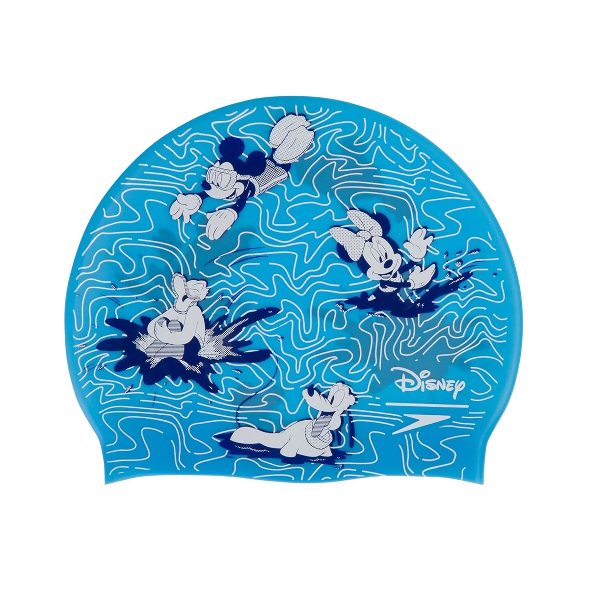 Speedo Disney Junior Print Cap Mickey - Japan Blue / Ultrasonic White 4 Speedo Disney Junior Print Cap Mickey - Japan Blue / Ultrasonic White - Image 2
