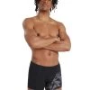 Speedo HyperBoom Placement V-Cut Aquashort - Black/ Oxid Grey -Leisure Swimwear Paradise 8 097349023 1