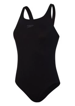 Speedo Women's Essential Endurance+ Medalist Swimsuit - Black 7 Speedo Women's Essential Endurance+ Medalist Swimsuit - Black -Leisure Swimwear Paradise 8 125150001