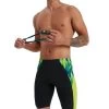 Speedo Eco Endurance+ Splice Jammer - Black/ Lime/ Nordic Teal -Leisure Swimwear Paradise 8 13444g812 x4