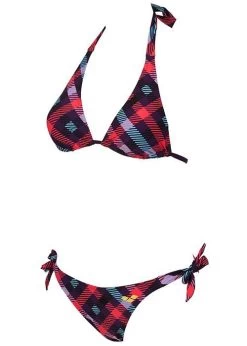 Arena Womens Checks Triangle Swim Bikini Purple/Plum -Leisure Swimwear Paradise 87060 99 checks triangle 2