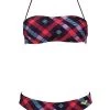 Arena Womens Checks Bandeau Swim Bikini Purple/Multi-coloured 2 Arena Womens Checks Bandeau Swim Bikini Purple/Multi-coloured -Leisure Swimwear Paradise 87061 99 checks bandeau front 2