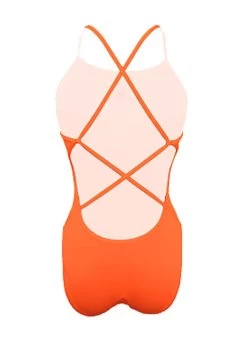 Turbo Sirene Comfort Swimsuit - Orange -Leisure Swimwear Paradise 89089 yellow back