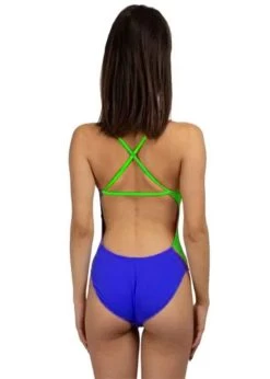 Turbo Womens Island Swimsuit - Blue / Green -Leisure Swimwear Paradise 8934377 0632 2