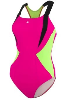 Aquasphere Siskin Swimsuit - Pink / Green