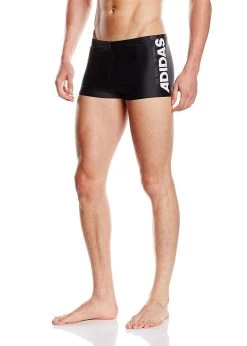 Adidas Men's Infinitex Drive Swim Boxers - Black / White
