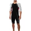 HUUB Men's Anemoi Aero Tri Suit - Black / White -Leisure Swimwear Paradise anelcsbw 1 1