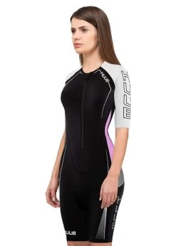 HUUB Women's Anemoi Aero Tri Suit - Black / Lilac