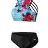 Beco Regular Fit High Neck B-Cup Bikini - Blue / Red -Leisure Swimwear Paradise beco 1