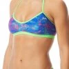 TYR Canvas Trinity Bikini Top - Red/Turquoise/Blue -Leisure Swimwear Paradise btcan7a 734