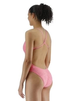 TYR Lapped Cutout Fit Swimsuit - Pink -Leisure Swimwear Paradise clap7a 670 4