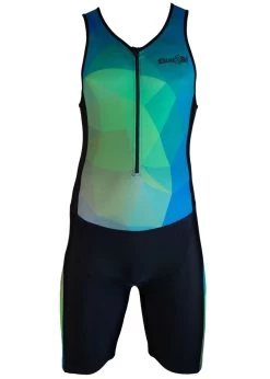 Dare2Tri Men's Ltd Funky Tri-suit - Black / Green -Leisure Swimwear Paradise dare2tri mens trisuits 1