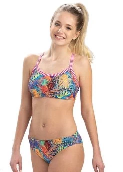 Uglies Women's Hyper Tropic Workout 2-Piece -Leisure Swimwear Paradise dophlin 1