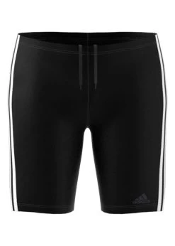 Adidas 3-Stripes Jammers - Black -Leisure Swimwear Paradise dp7541 app virtual front white 1