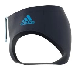 Adidas Mens Badge Swim Trunk - Black / Blue -Leisure Swimwear Paradise fj4698 6