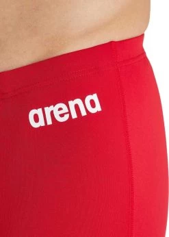 Arena Mens Solid Jammer - Red / White -Leisure Swimwear Paradise ftp m magentoproduct photos2a25645 004 xl