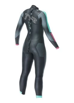 TYR Women's Category 5 Wetsuit - Black/Blue -Leisure Swimwear Paradise hcaff6 737 2