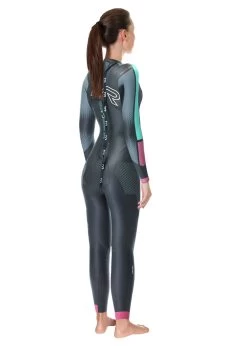 TYR Women's Category 5 Wetsuit - Black/Blue -Leisure Swimwear Paradise hcaff6 737 2 1