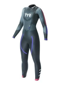TYR Women's Category 3 Wetsuit - Black/Seafoam 8 TYR Women's Category 3 Wetsuit - Black/Seafoam -Leisure Swimwear Paradise hcahf6 738 2