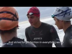 Zone3 Women's Steamline Sleeveless Swim Skin - Black / Purple -Leisure Swimwear Paradise hqdefault 11