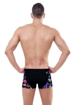 Jaked Men's Diamonds Aqua Shorts - Black -Leisure Swimwear Paradise jcasu12001 010 2 2