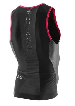 Orca Men's 226 Perform Tri Tank- Black/ Orange