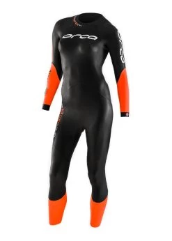 Orca Women's Openwater Smart Wetsuit - Black/ Orange