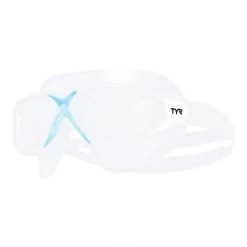 TYR Rogue Women's Fit Swim Mask - Clear/Blue/Grey