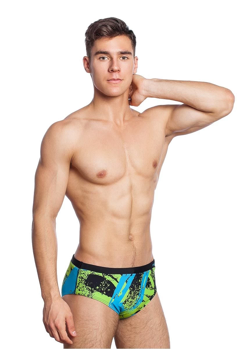 Mad Wave Men's Roy Swim Trunks - Multi 3 Mad Wave Men's Roy Swim Trunks - Multi