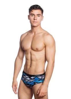 Mad Wave Men's Frost Swim Trunks - Multi 9 Mad Wave Men's Frost Swim Trunks - Multi -Leisure Swimwear Paradise m0219 10 5 y5w frost 3