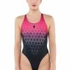 Mad Wave Women's Matrix Swimsuit - Pink -Leisure Swimwear Paradise m1467 03 4 l2w matrix 1 1