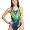 Mad Wave Women's Stream Swimsuit - Yellow 2 Mad Wave Women's Stream Swimsuit - Yellow -Leisure Swimwear Paradise m1469 01 5 l7w stream 1