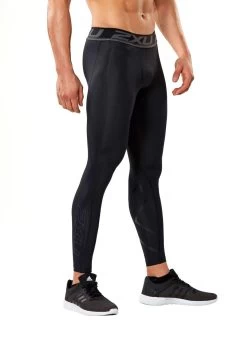 2XU Men's Accelerate Compression Tights - Black/Nero -Leisure Swimwear Paradise ma4476b blk nro 2