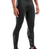 2XU Men's MCS X Training Competition Tights - Black/Denim