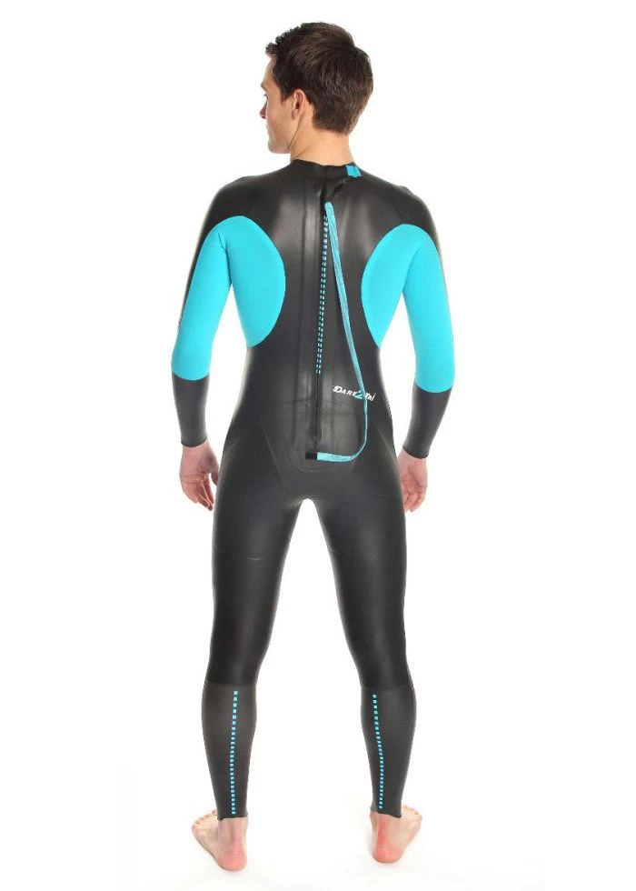 Dare2Tri Mens MACH2 Wetsuit - Black / Blue 6 Dare2Tri Mens MACH2 Wetsuit - Black / Blue - Image 4